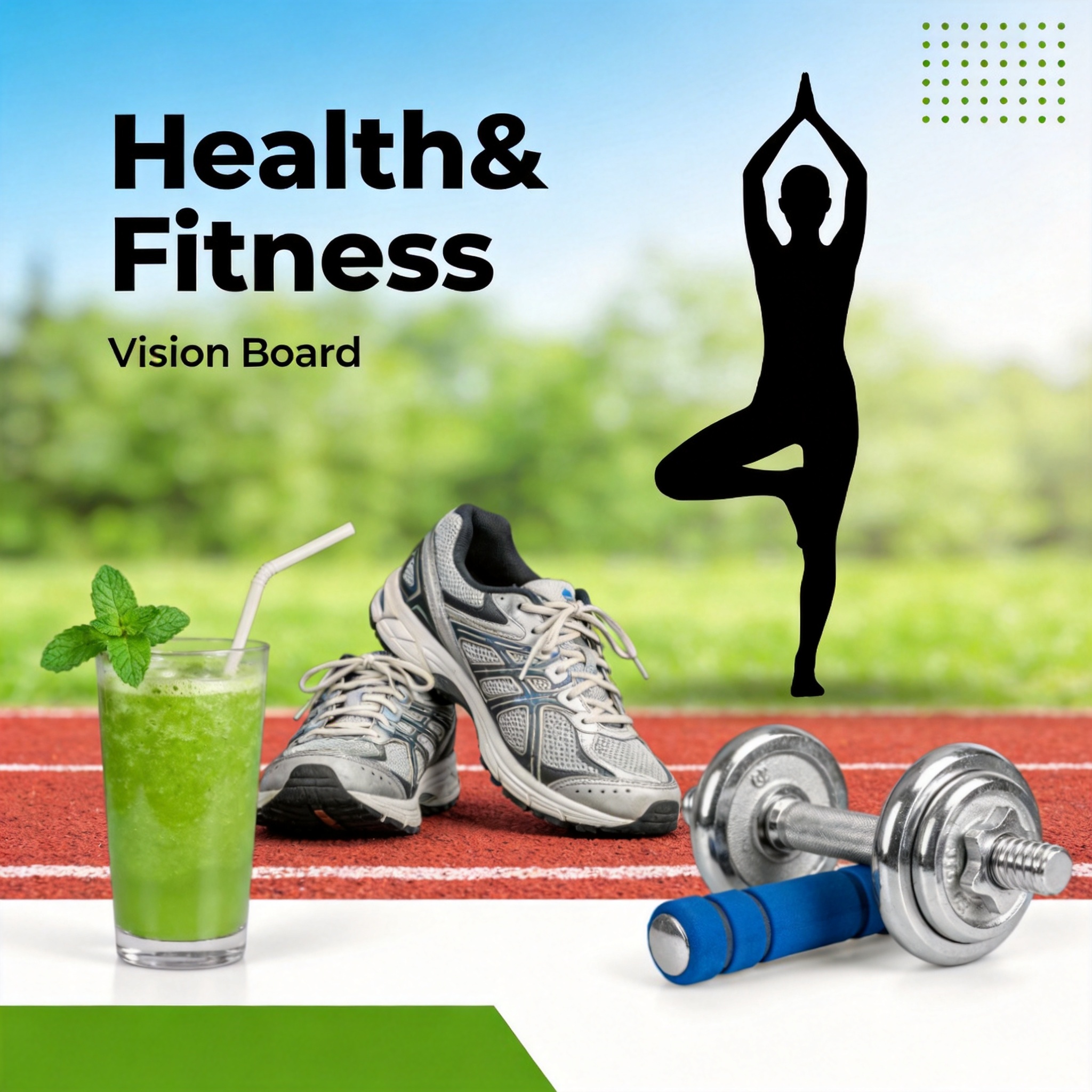 Health & Fitness vision board images - curated collection for manifestation and goal setting