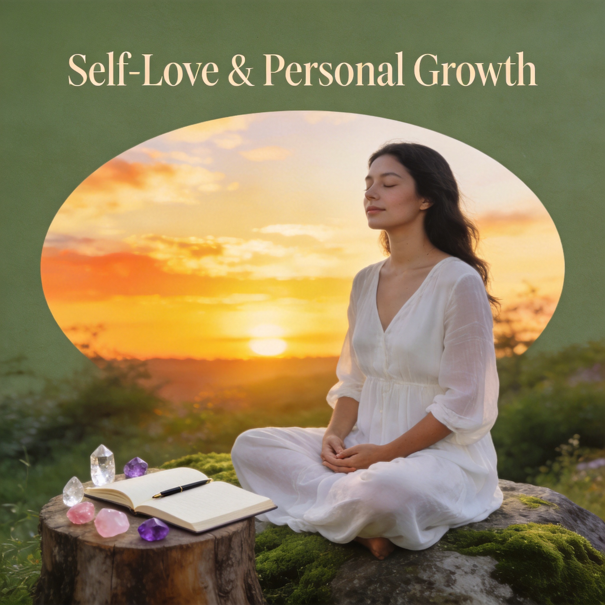 Self-Love & Personal Growth vision board images - curated collection for manifestation and goal setting