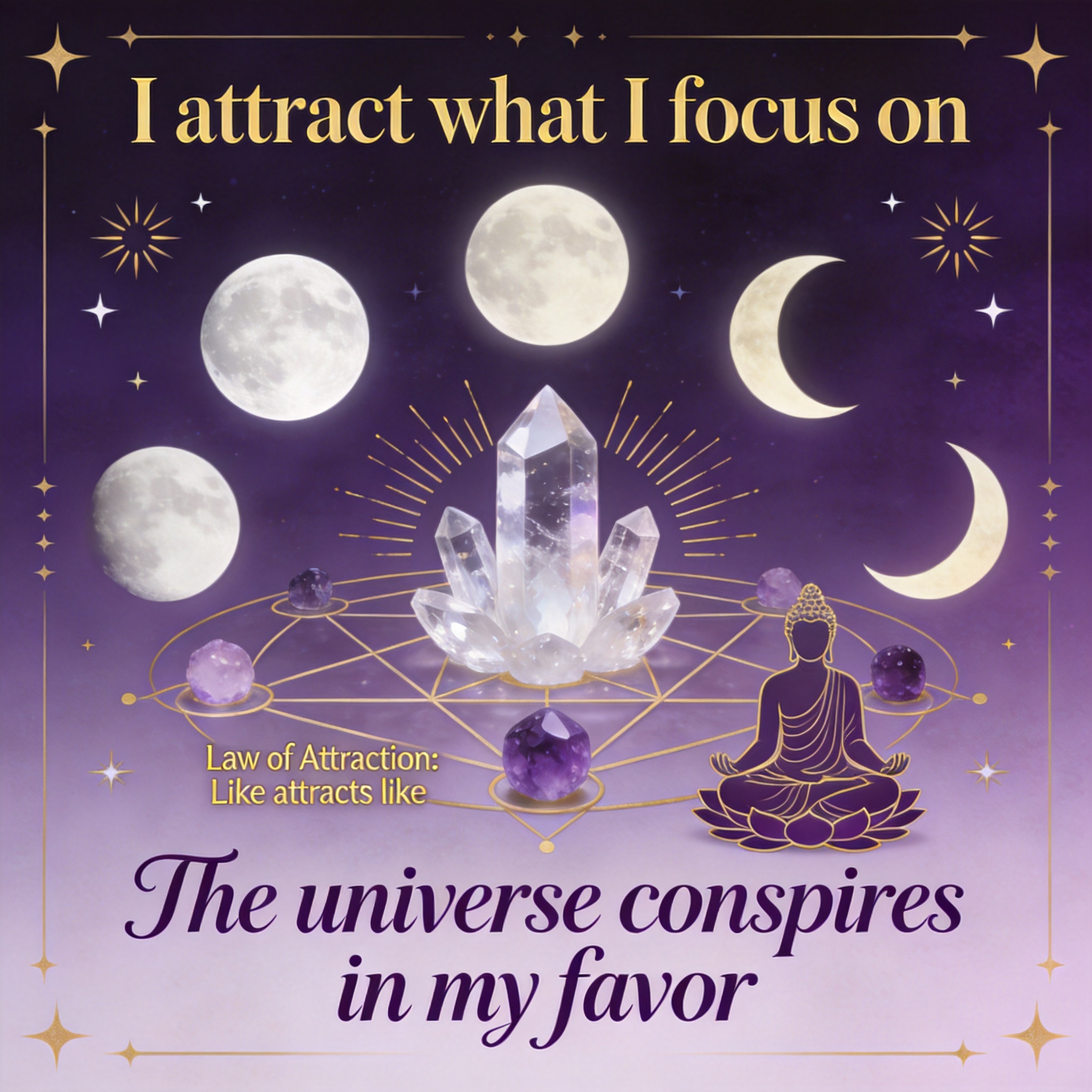 Spiritual & Manifestation vision board image - Sacred Space by LXNUYYHYI